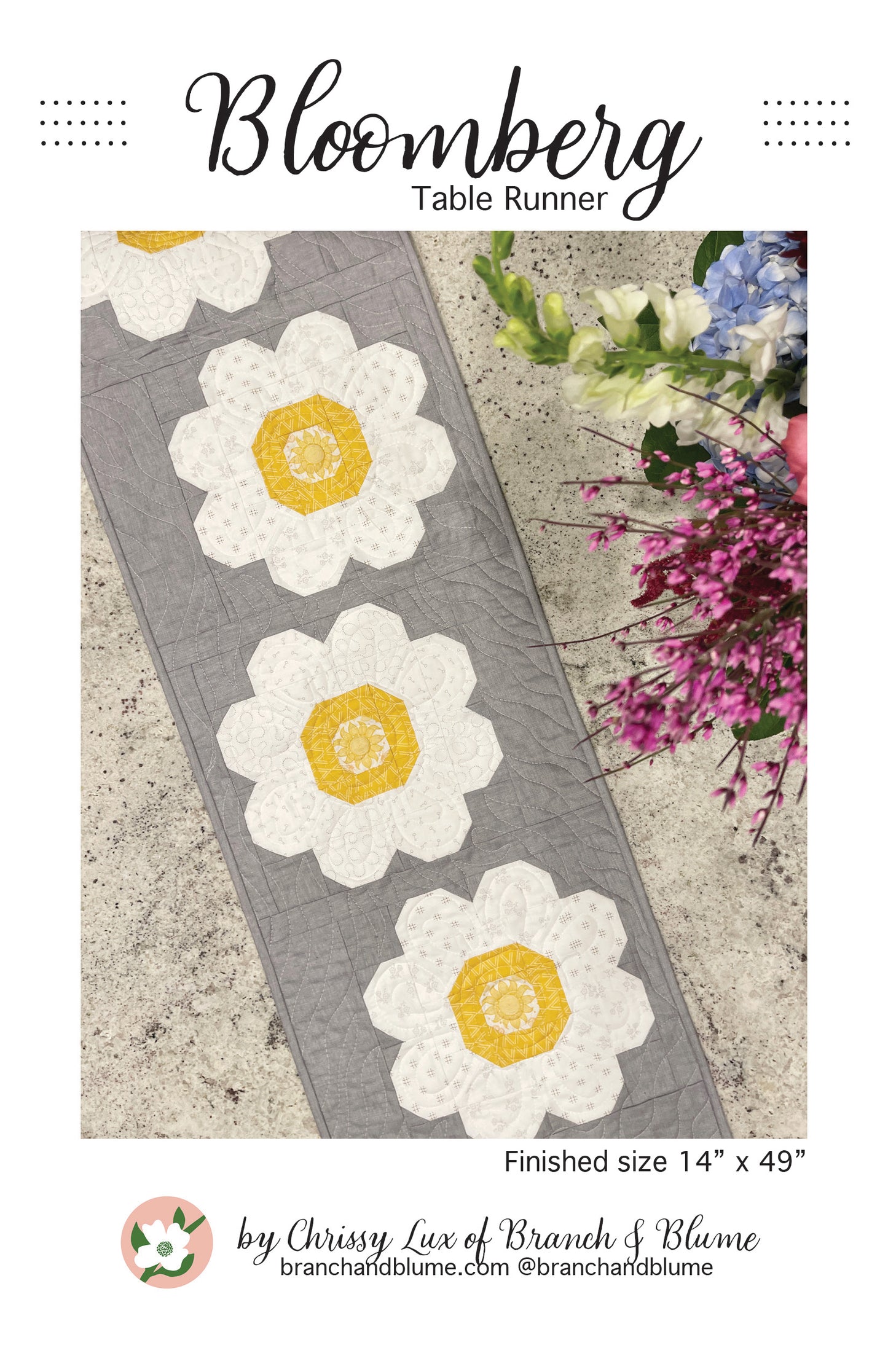 Bloomberg Table Runner Pattern - PAPER