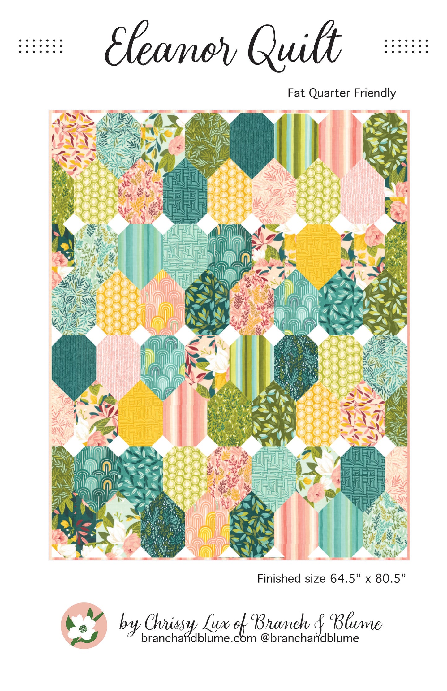 Eleanor Quilt Pattern - PAPER