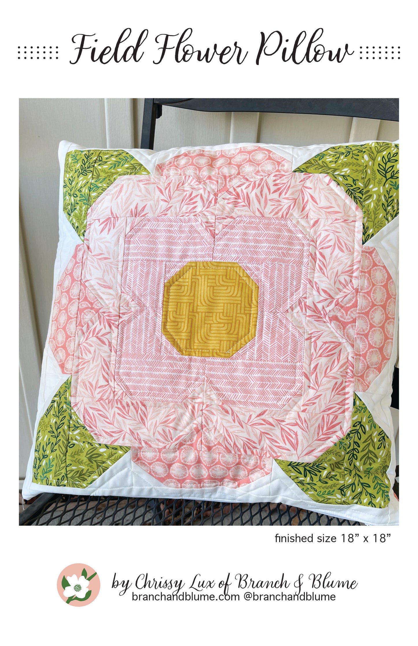 Field Flower Pillow - PAPER