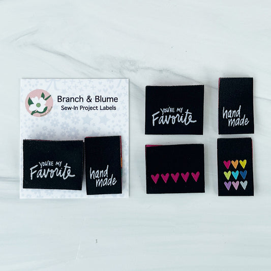 Handmade Favorites Woven Labels