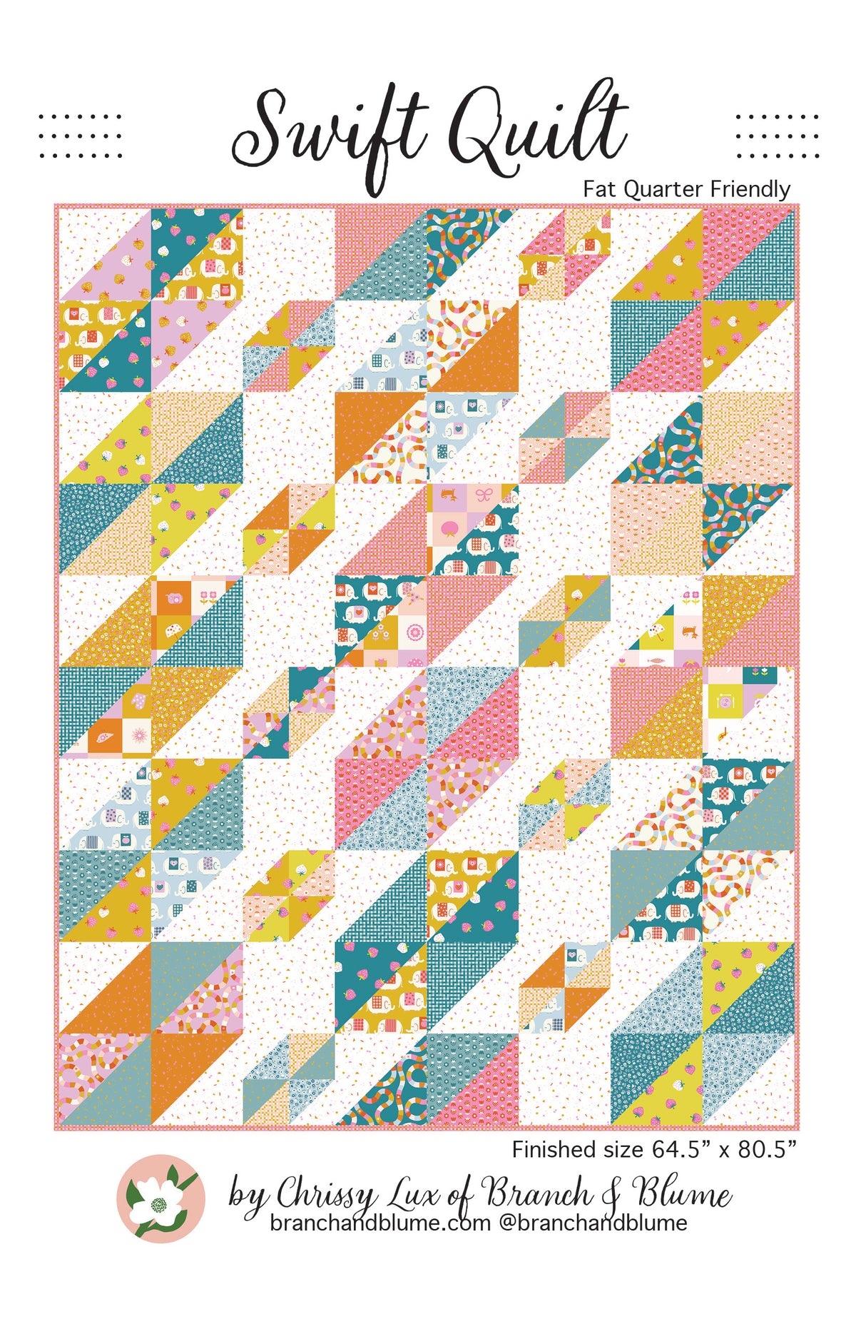 Swift Pattern Swift Quilt Pattern - PDF – branchandblume