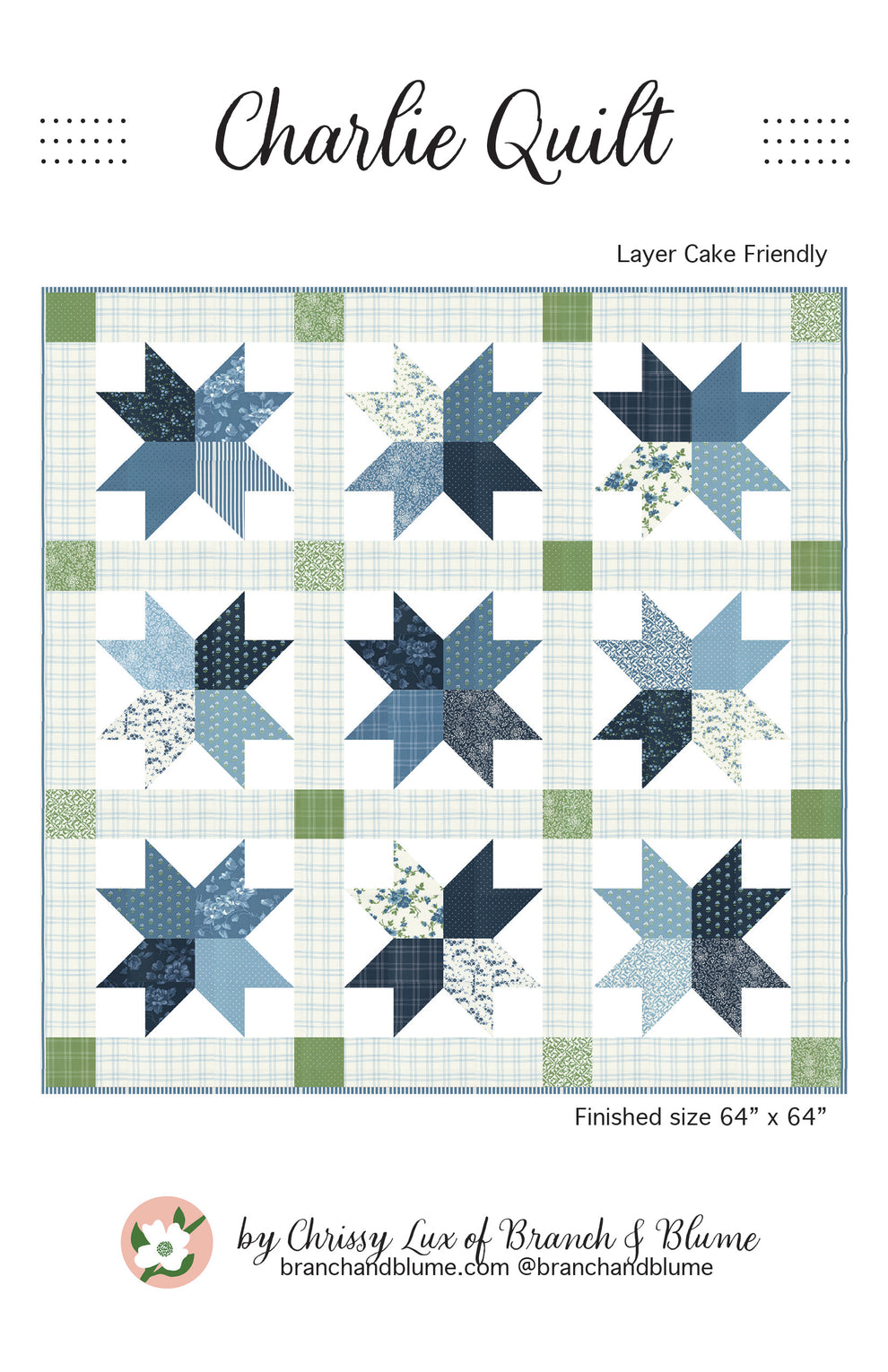 Charlie Patterns Charlie Quilt Pattern - PDF – branchandblume