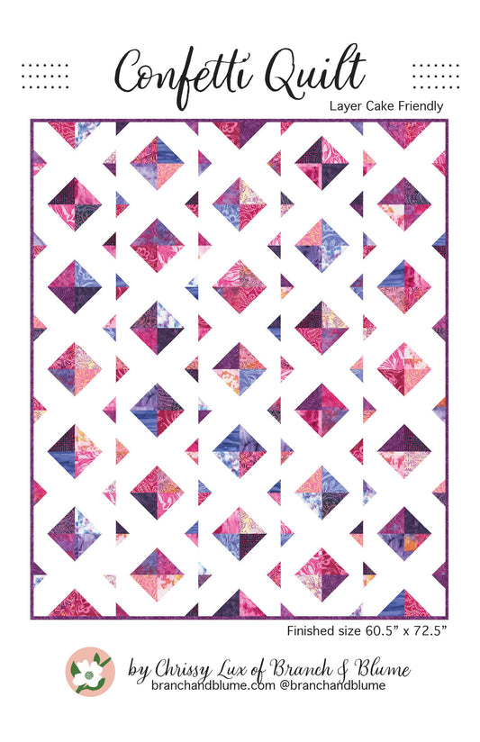 Confetti Quilt Pattern - PDF