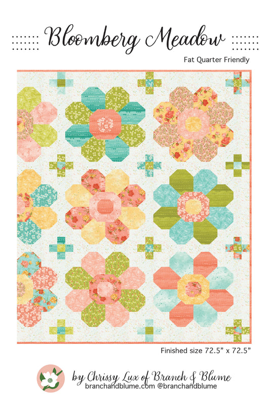 Bloomberg Meadow Quilt Pattern - PAPER