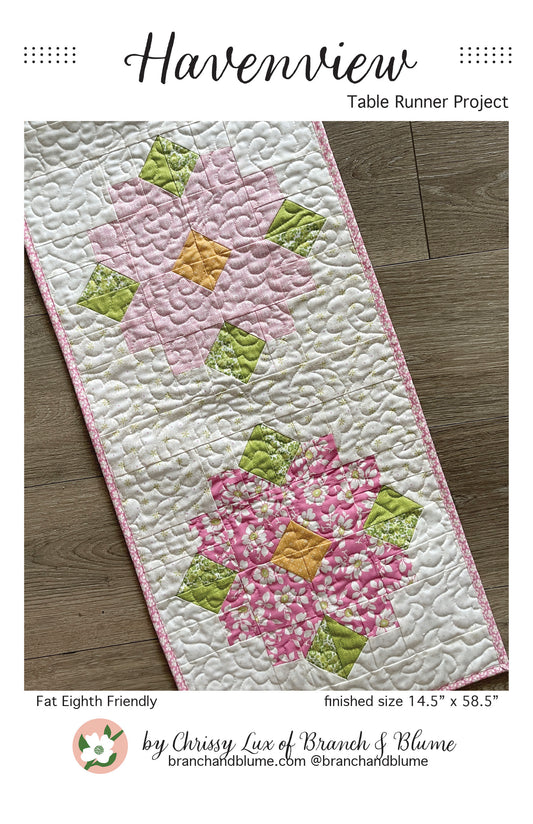 Havenview Table Runner Pattern - PDF