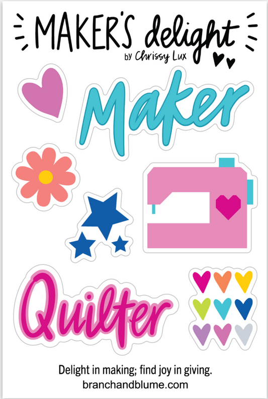 Maker's Delight Sticker Sheet